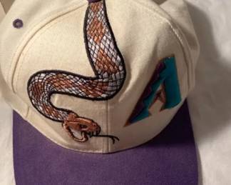 001 Vintage Diamondbacks Rattle Head Drew Peterson Sports Star Collection Cap