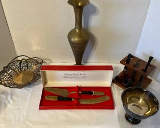Silver Plated, Brass,  Bronze