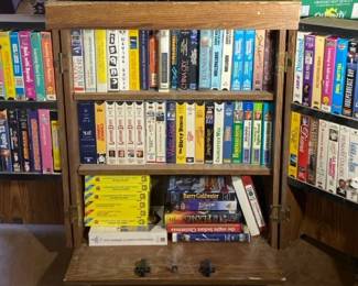 VHS Lot Wcabinet