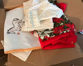 Lots Of Hand Crafted Linens And Such