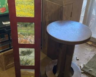 Decorative Cabinet And Stool