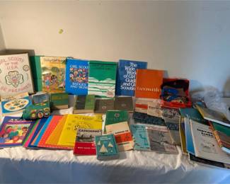Girl Scout And Brownie Information Books, Pamphlets, And More