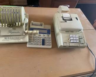 Old School Business Math Equipment