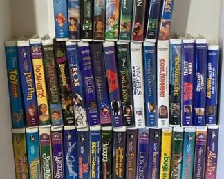 Disney VHS Tapes Lot