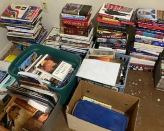 Large Mystery Lot Of Hardback Books