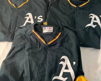 004 Lot 1 Of Three Oakland As Jerseys