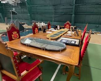  Wooden Dining Table with Chairs
