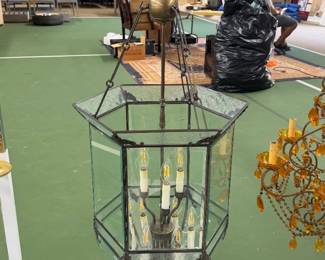 Hanging Lantern Style Chandelier