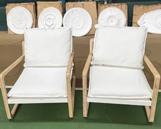 Pair of Outdoor Lounge Chairs