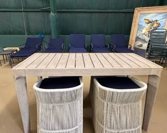 Outdoor Patio Dining Set with Chairs