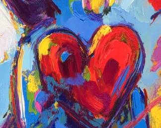 Peter Max Angel Heart