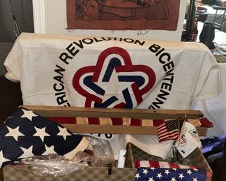 Patriotic items, Flags, trunk