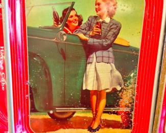 1942 Coca-Cola Beverage Tray Drink Coca-Cola