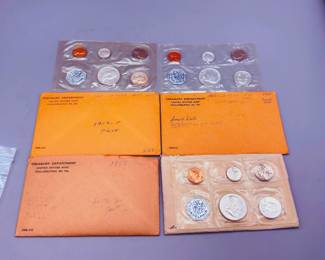 1950's & 60's Mint Sets Silver