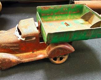 Vintage Pressed Steel Dump Truck
