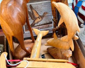 Carved Wood Collectibles and more