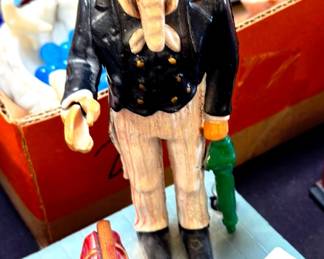 Uncle Sam Mechanical Coin Bank Cast Iron