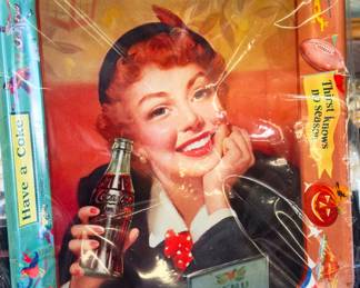 1953 Coca-Cola Beverage Tray Thirst Knows No Season