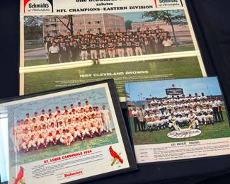 Schmidt's Budweiser Beer MLB Team Photos