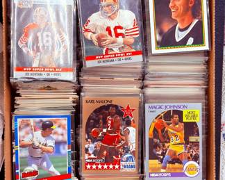 Joe Montana Magic Johnson Sports Cards and more