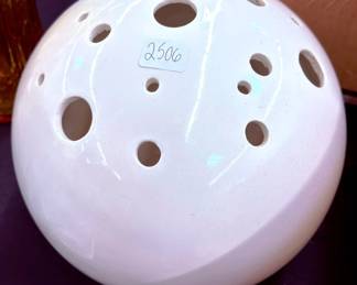 Ceramic Sphere Flower Frog