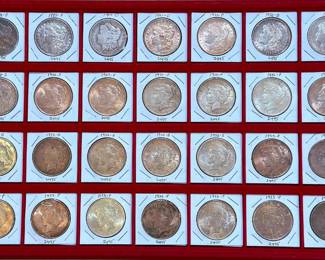 Morgan and Peace Dollars