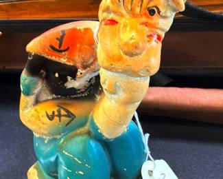 Vintage Popeye Chalkware