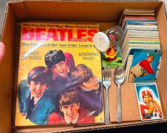 Beatles Magazines and Sports Cards