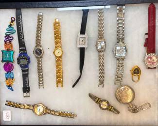 Costume Jewelry Tray Watches