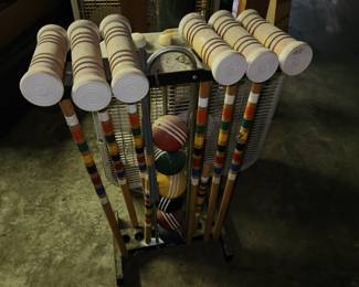 Vintage Croquet set