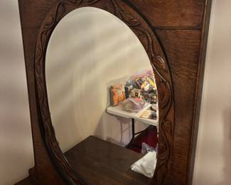 Early 1900s dresser with mirror