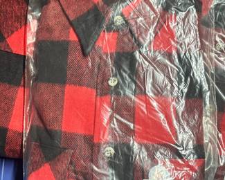 Lots of these Winston buffalo plaid shirts in Large - Brand New Old Stock