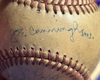 1951 Winston Salem Cardinals Team Signed Baseball