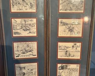 Tobacco Farming Process Prints