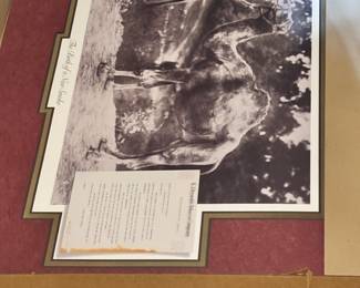 Very cool and rare late 90's camel lithograph,with letter unframed,RJ Reynolds