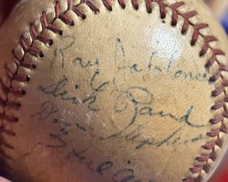 1951 Winston Salem Cardinals Team Signed Baseball