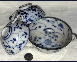 Antique 1800s Chinese Cups