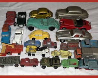 Small Sample of the Vintage Toy Car Collection