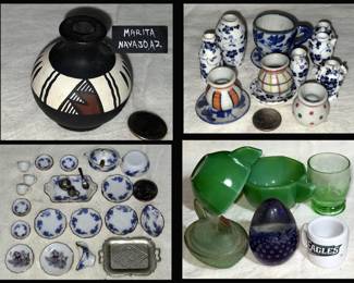 Marita Navajo pot, Miniature China Sets