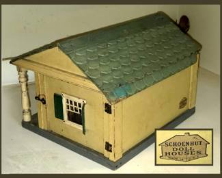 Schoenhut Doll House with Original Label 