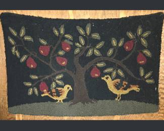 Antique Hand Hooked Rug