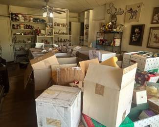 Disney Collectibles - over 150 boxes in this room