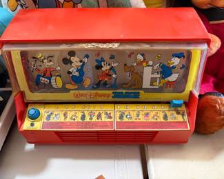 1971 Vintage Walt Disney Sing Along Jukebox