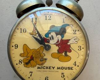 Vintage Mickey Mouse Clock