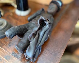 Antique folk art cloth doll