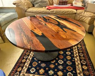 Lacquered Wood Coffee Table