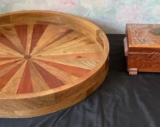 Ashley Lucio Tray Cedar Jewelry Chest