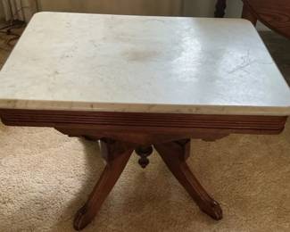 Victorian Marble Top Coffee Table