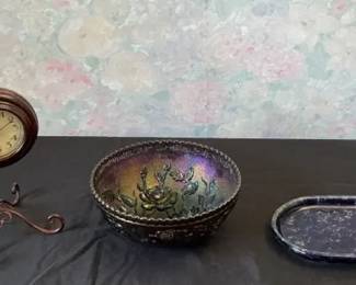 Bennington Potters, Imperial Glass Co. Hanging Clock