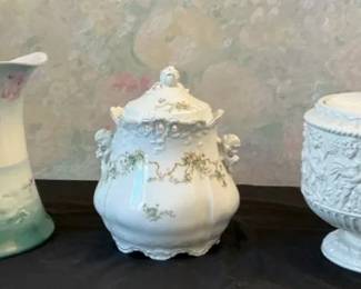 Eglantine Sugar Jar, Pitcher Candy Dish